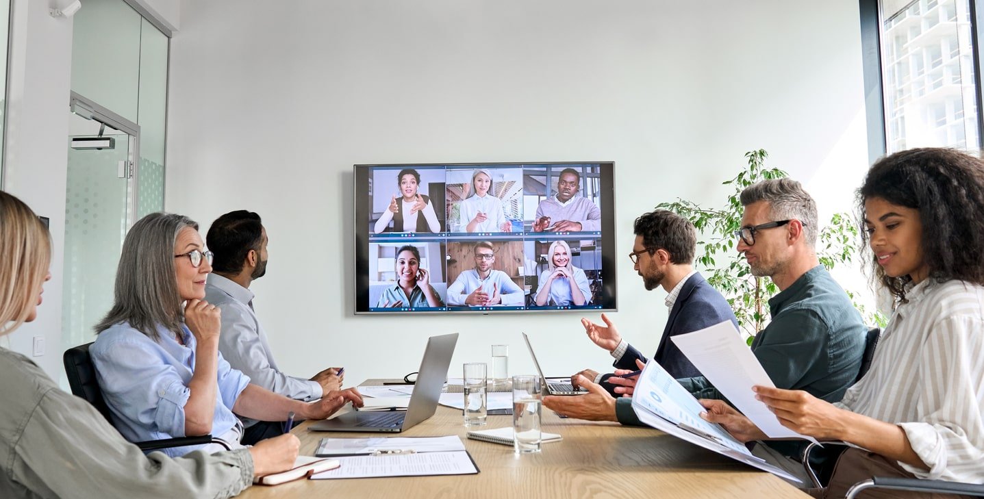 meeting held over video chat