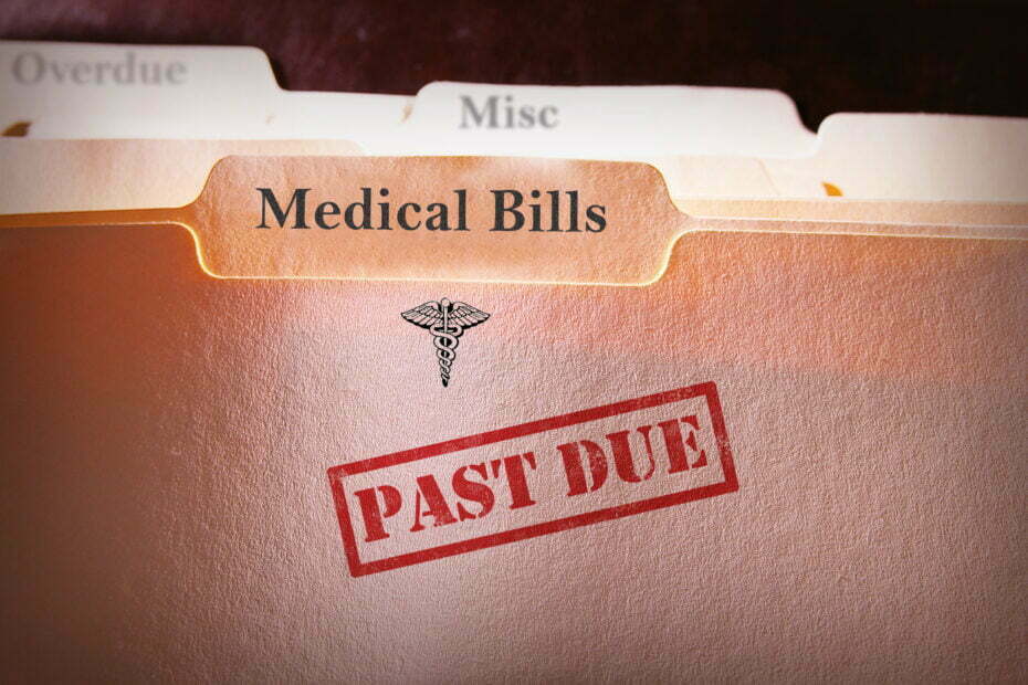 past due medical bills