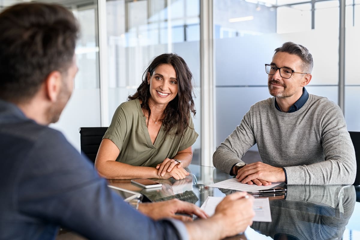Business professionals meeting
