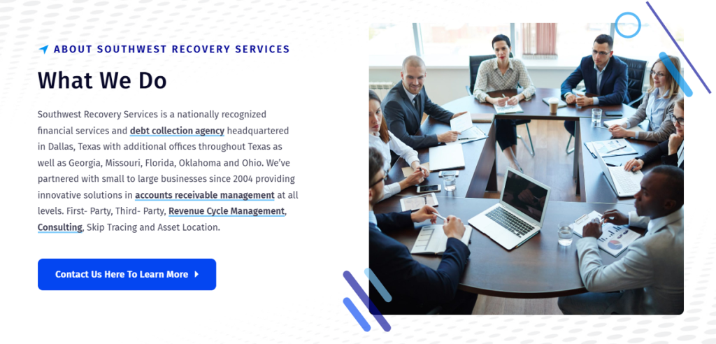 Southwest Recovery Services banner