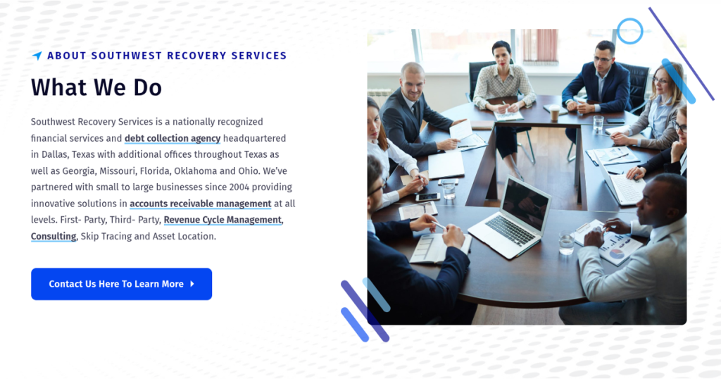 Southwest Recovery Services banner