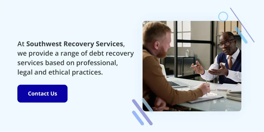Banner for Southwest Recovery Services.