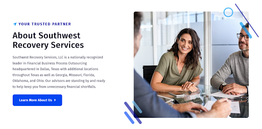 Banner for Southwest Recovery Services.