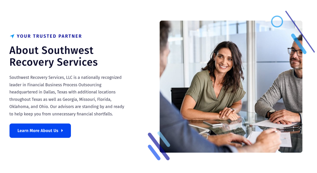 Southwest Recovery Services banner.