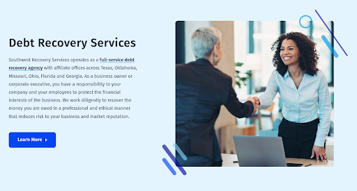 Southwest Recovery Services banner.