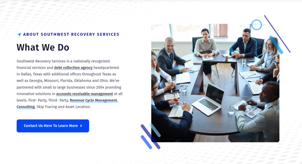 Southwest Recovery Services banner