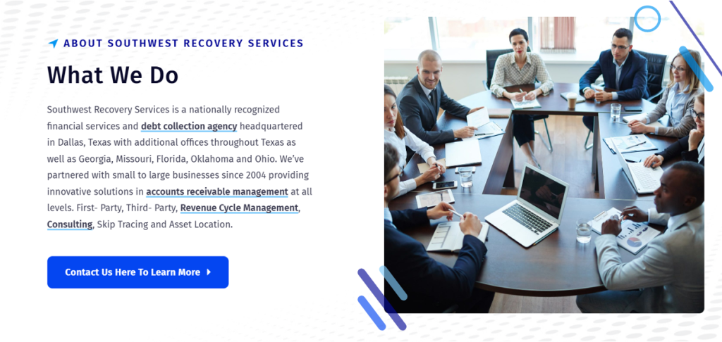 Southwest Recovery Services banner