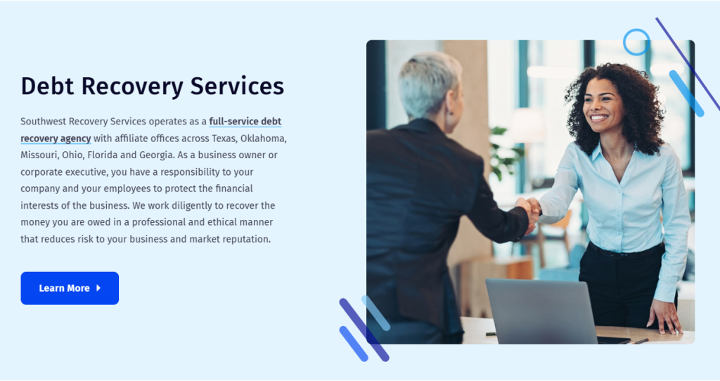Southwest Recovery Services promotional banner