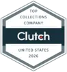Clutch Top Collections Company United States 2026 award badge